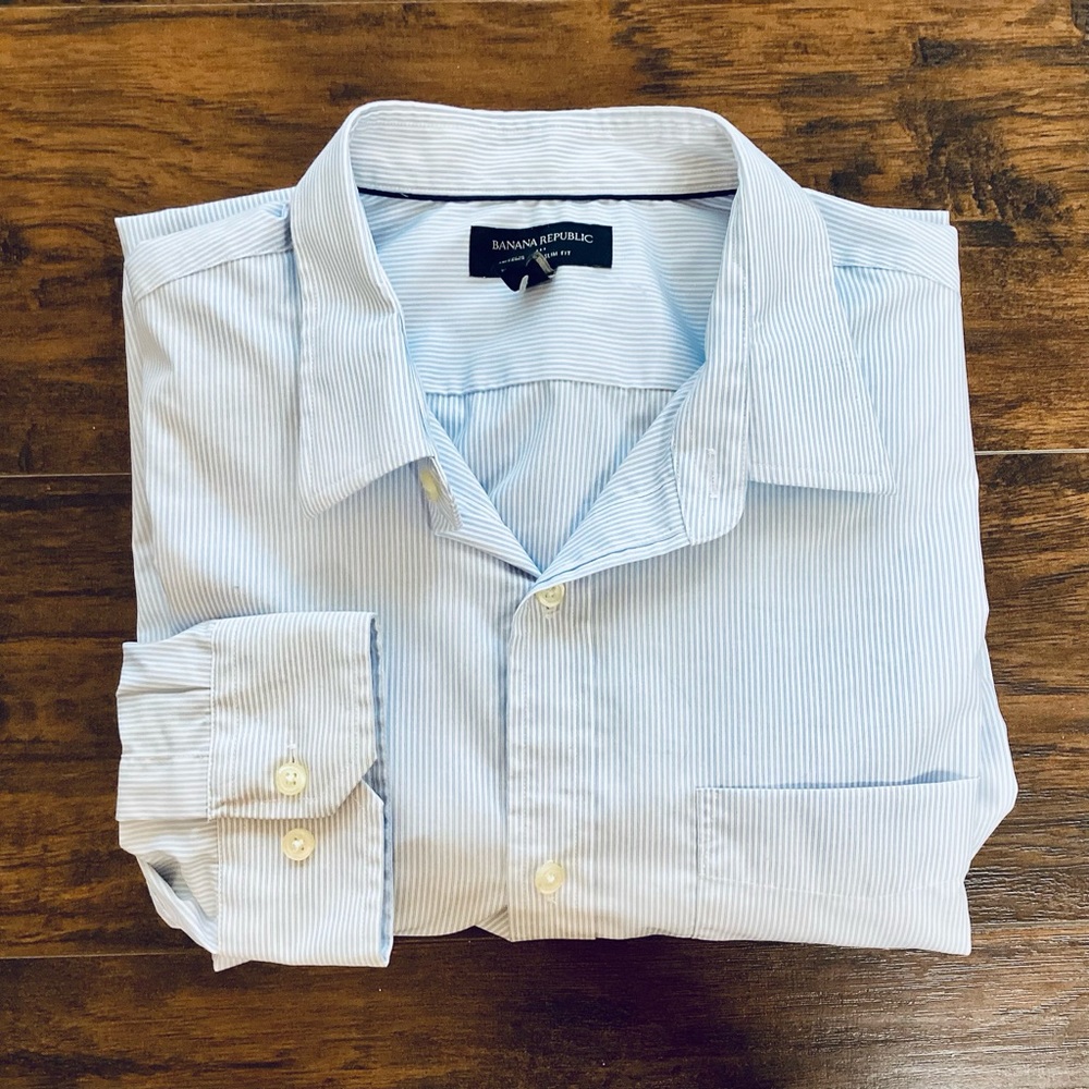 Banana Republic Non-Iron Slim Fit Button Down